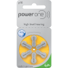 PowerOne hearing aid batteries - size 10