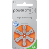PowerOne hearing aid batteries - size 13