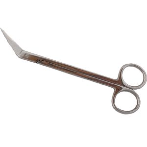 Long-handled Toenail Scissors With Black Leather-like Case